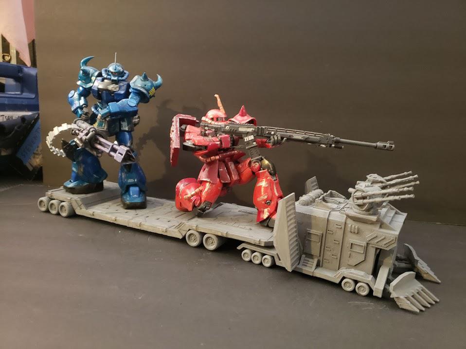 高达 1/100 卡车 载具3D打印模型