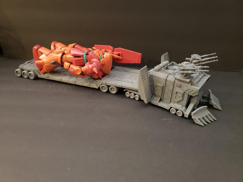 高达 1/100 卡车 载具3D打印模型