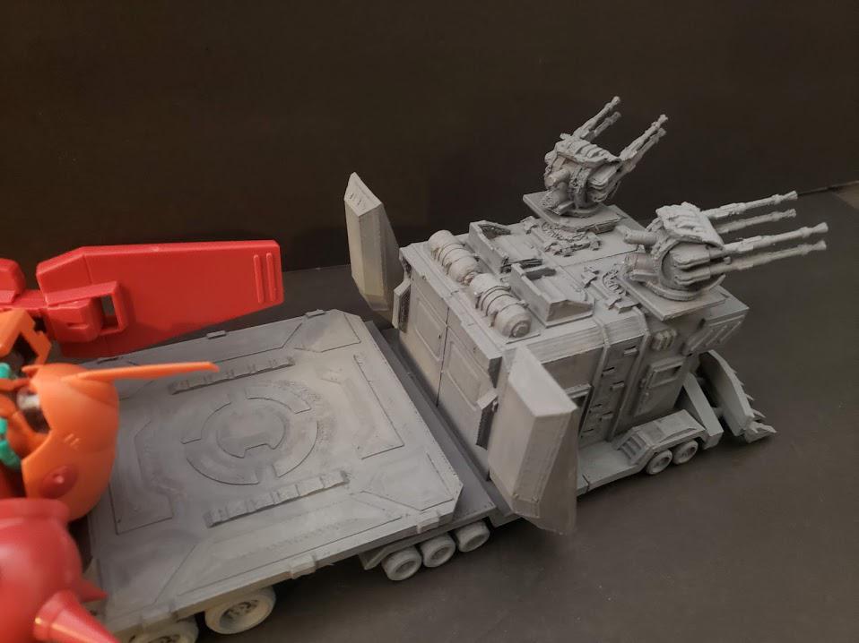 高达 1/100 卡车 载具3D打印模型
