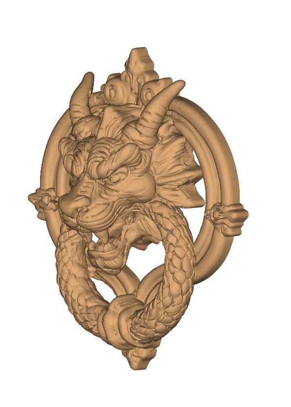 装饰-龙门环3D打印模型