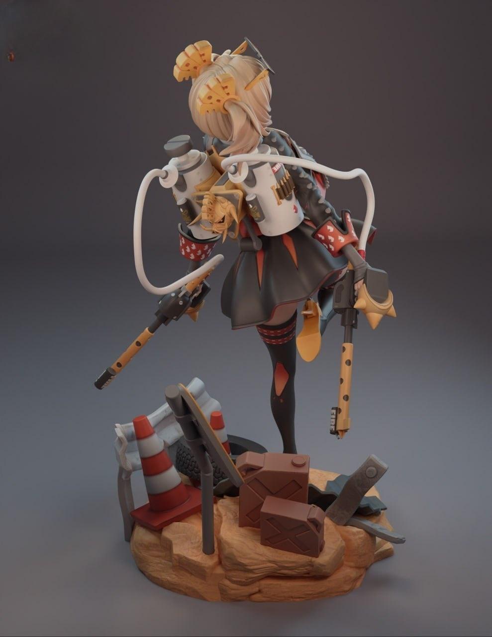 绝区零 柏妮思·怀特3D打印模型