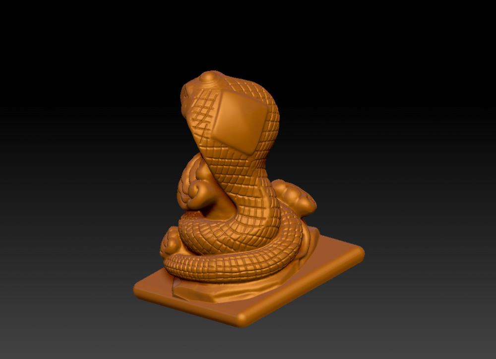 蛇年招财摆件 13D打印模型