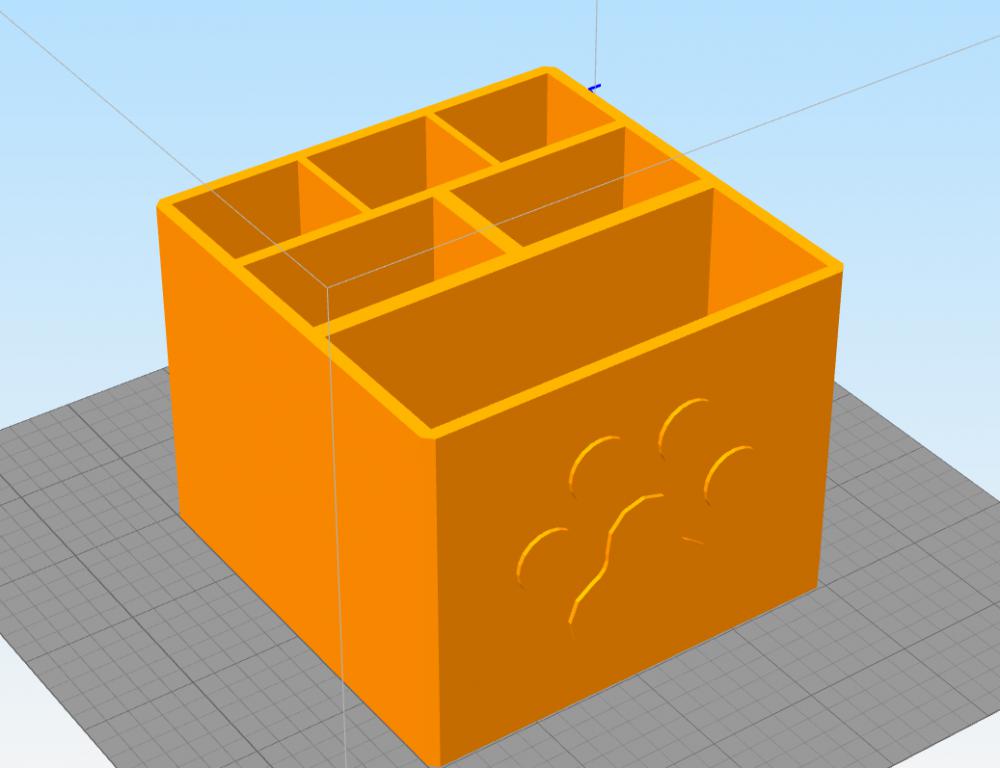 笔筒3D打印模型