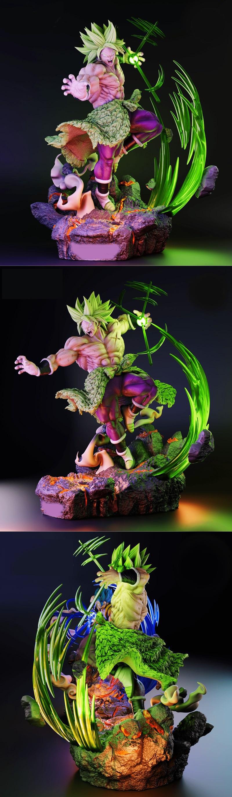 龙珠 - 布罗利（可组对战场景1）3D打印模型