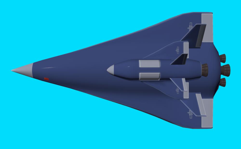 中国亚轨道飞行器3D打印模型