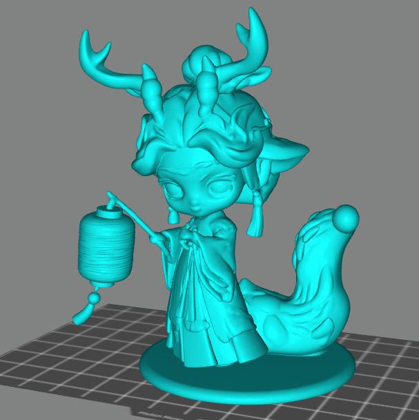 红狐狸3D打印模型