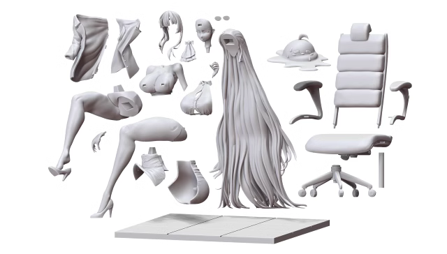 《碧蓝航线》亚尔薇特3D打印模型