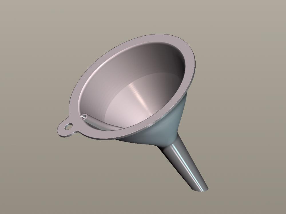 漏斗3D打印模型