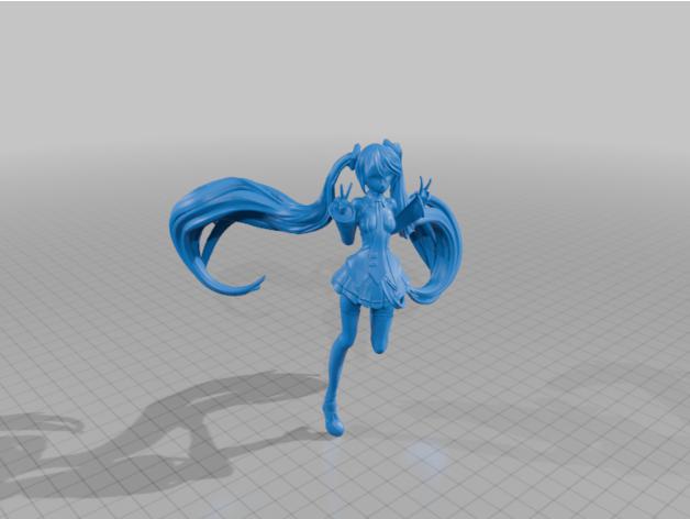 初音未来 Hatsune Miku3D打印模型