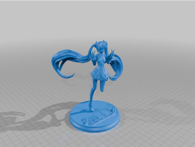 初音未来 Hatsune Miku3D打印模型