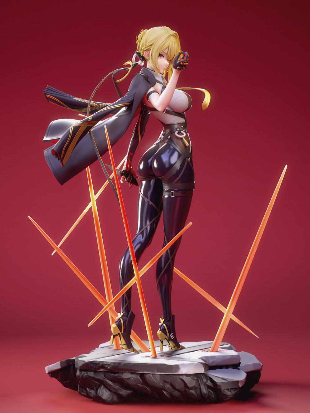 《绝区零》伊芙琳3D打印模型