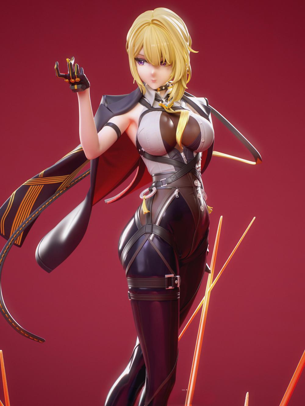 《绝区零》伊芙琳3D打印模型