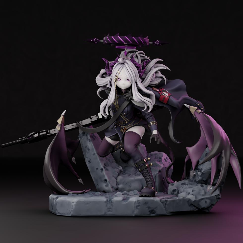 《蔚蓝档案》空崎日奈3D打印模型