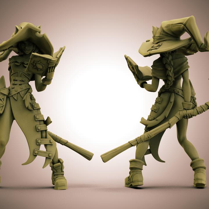 小女巫3D打印模型