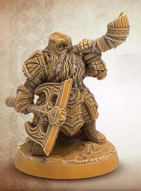 矮人碎石者3D打印模型
