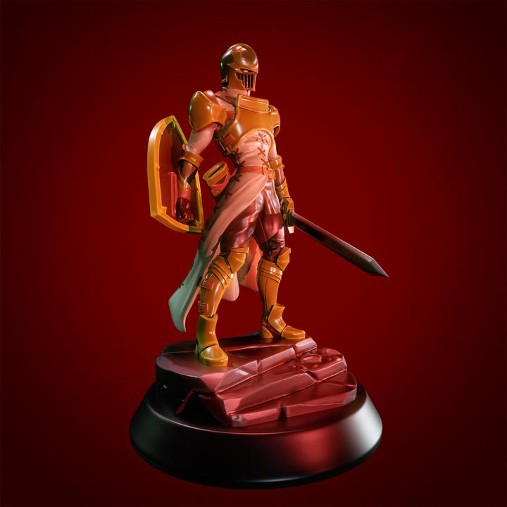 沦陷帝国的骑士3D打印模型