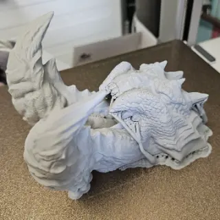 铁甲龙 头雕 怪物猎人3D打印模型