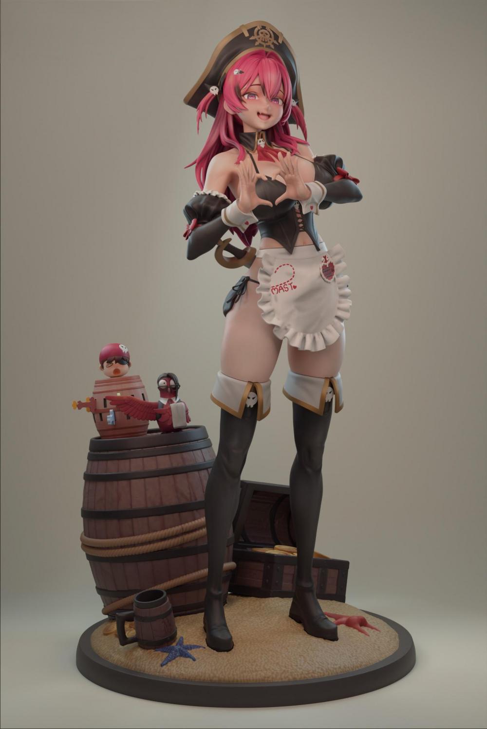 《胜利女神: 妮姬》马斯特：浪漫女仆3D打印模型