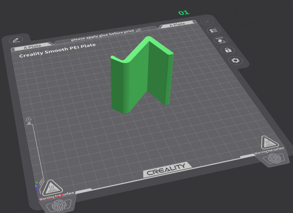 手机支架倒V型3D打印模型