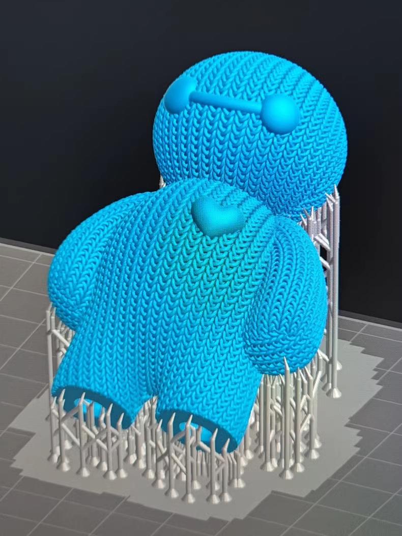 《超能陆战队》大白 针织毛线材质3D打印模型
