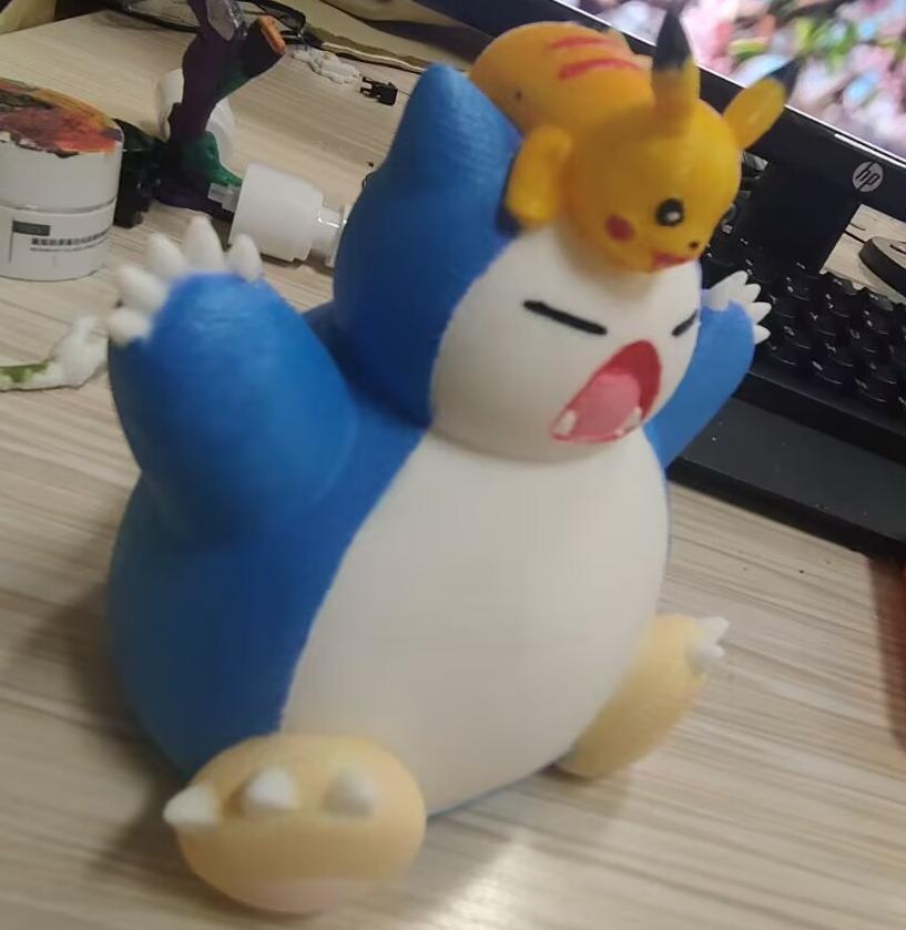 卡比兽和皮卡丘3D打印模型