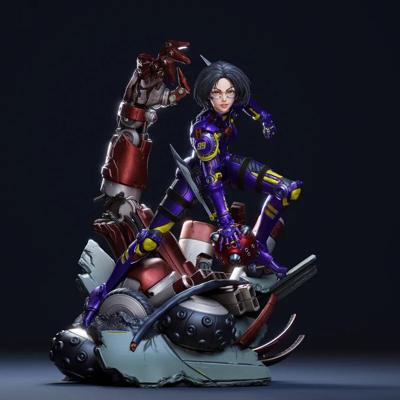 阿丽塔打球3D打印模型