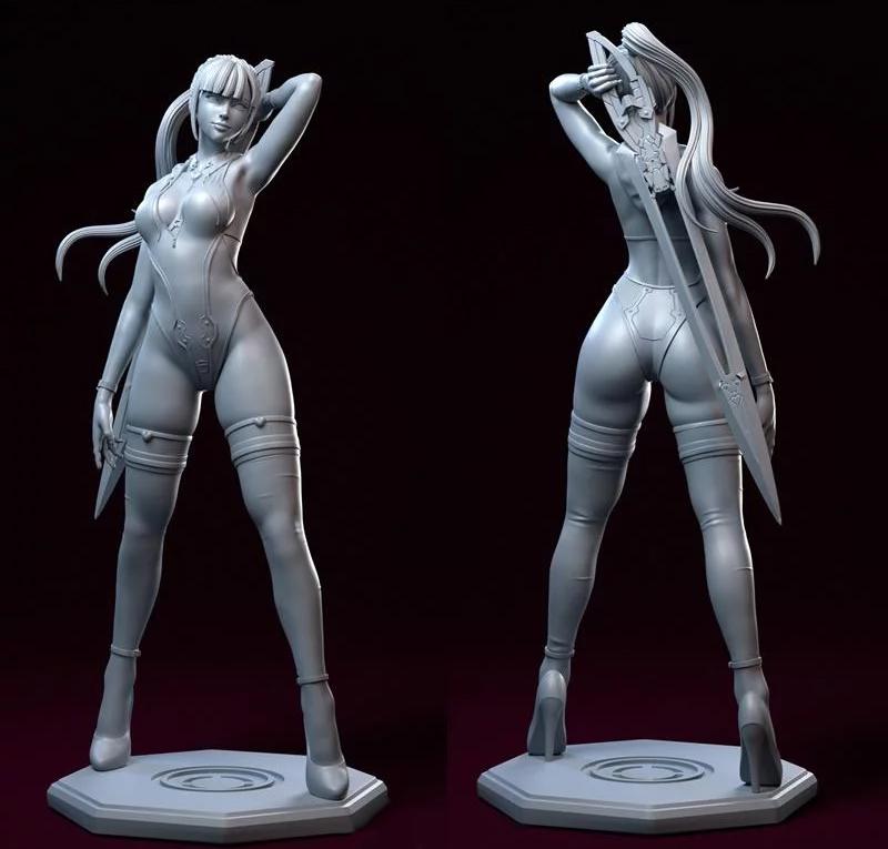 星刃 伊芙 泳装版3D打印模型
