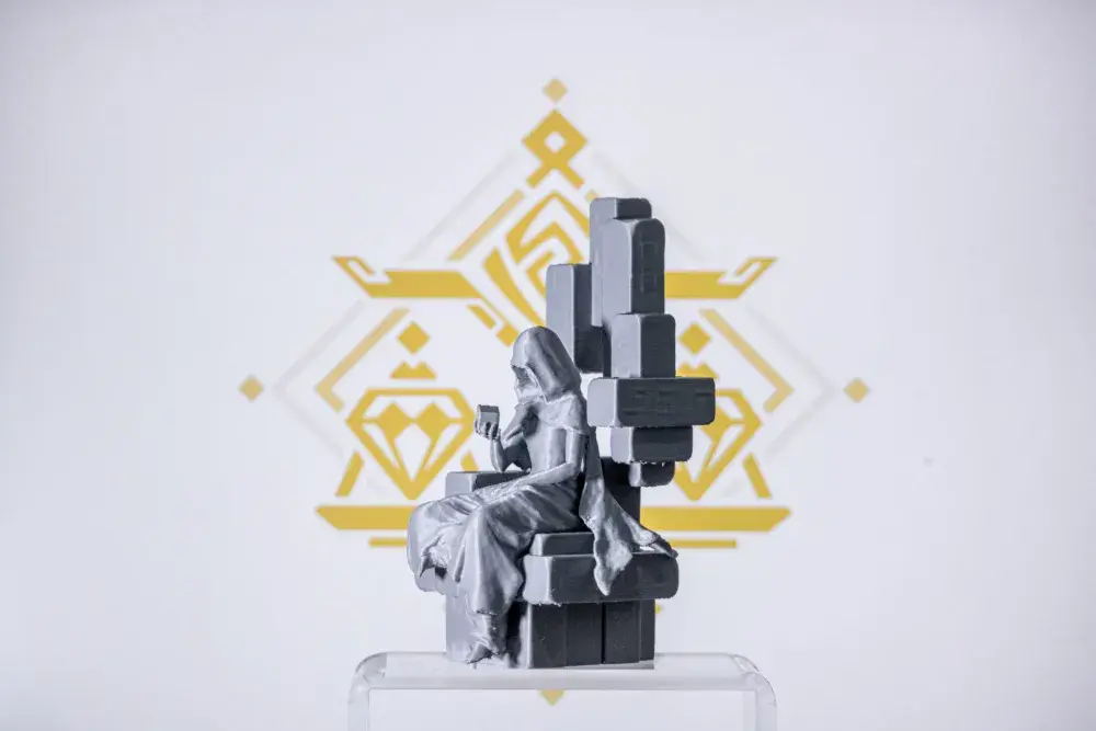 原神 七天神像 岩（无底座）3D打印模型