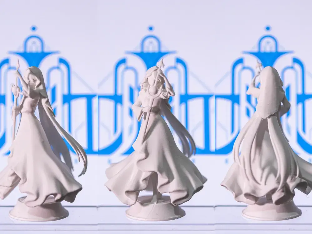 原神 七天神像 水（无底座）3D打印模型