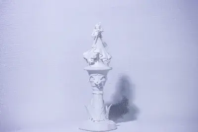 原神 七天神像 水（含底座）3D打印模型