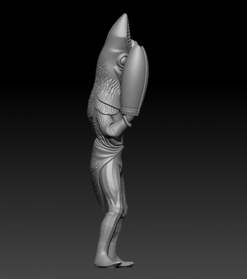 奥特曼怪兽巴尔坦星人3D打印模型