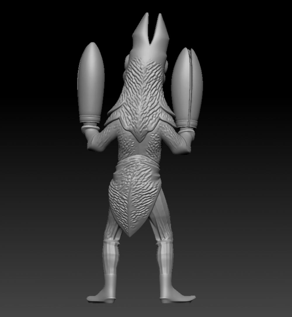 奥特曼怪兽巴尔坦星人3D打印模型