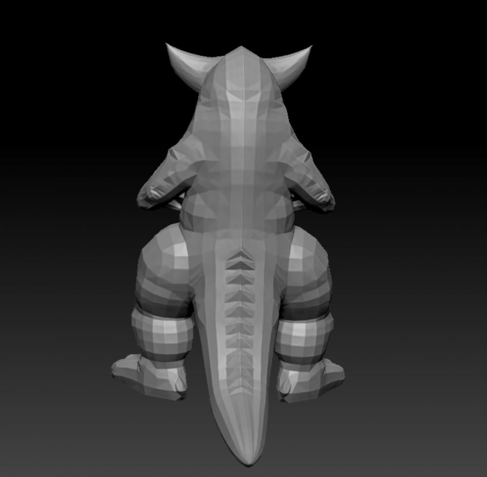 奥特曼怪兽四代哥莫拉3D打印模型