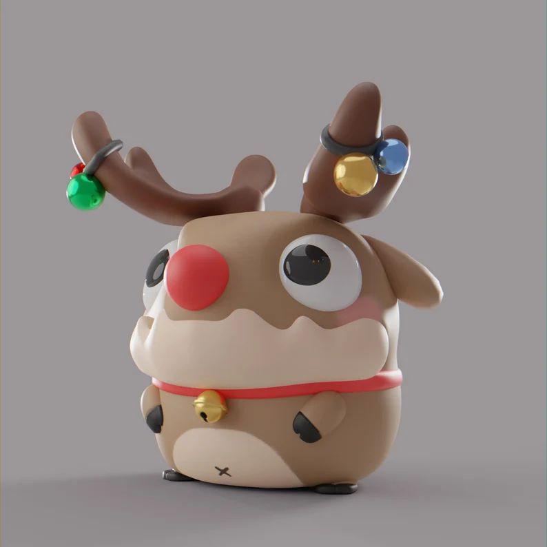 【格鲁皮怪物】reindeer3D打印模型