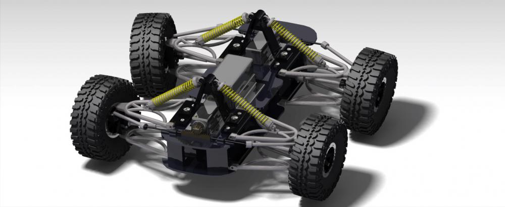 RC4WD4WS四驱车3D模型图纸3D打印模型