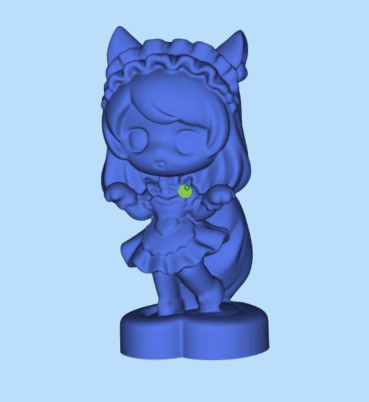王者荣耀——Q版妲己3D打印模型