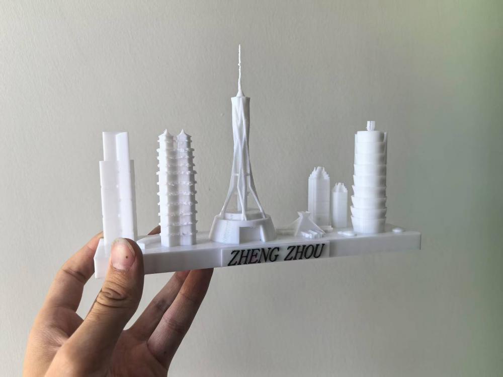 城市天际线——郑州3D打印模型
