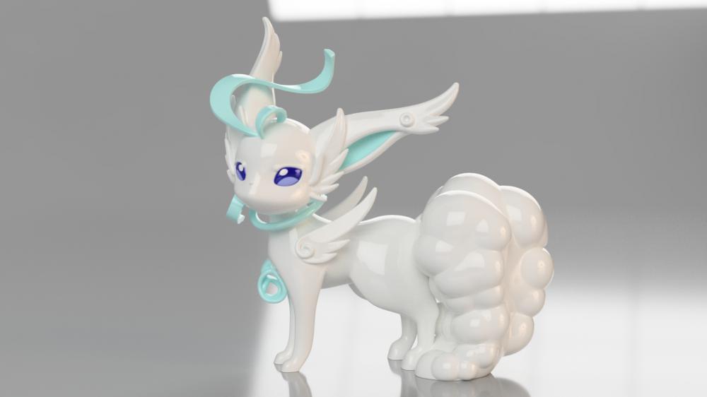 飞伊布3D打印模型