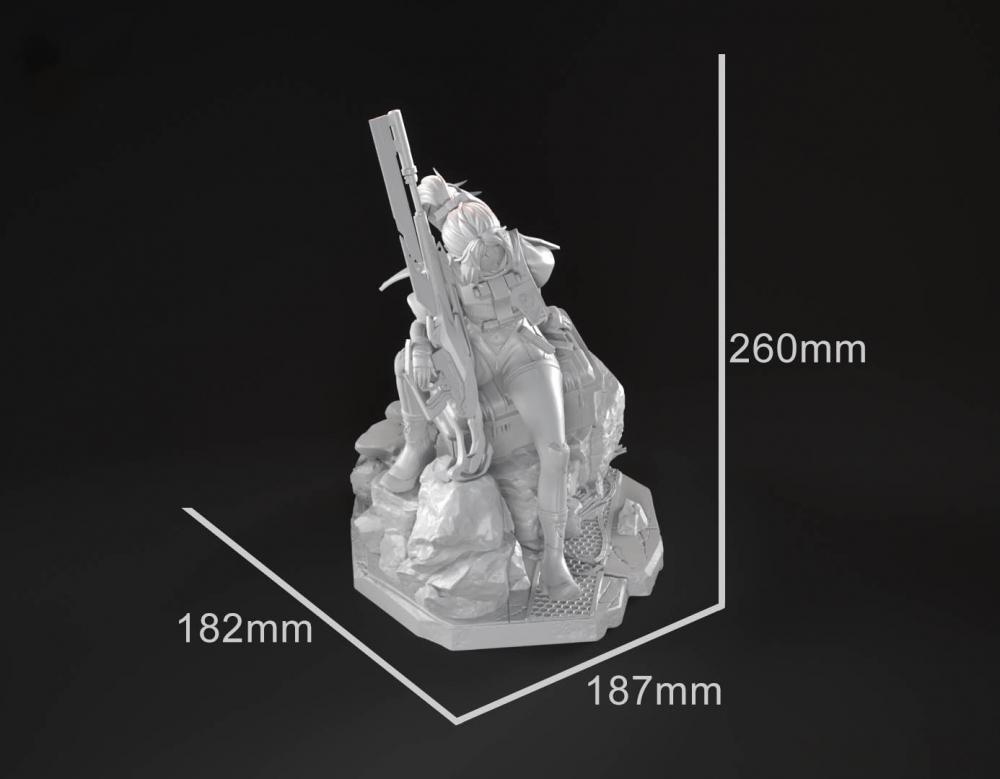绝区零  扳机3D打印模型