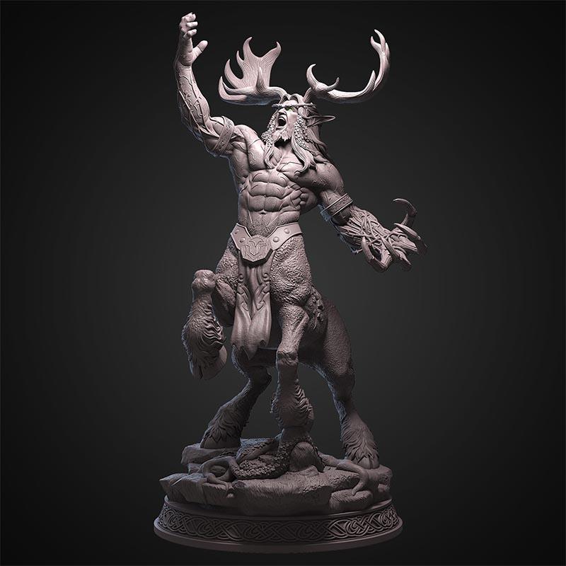 塞纳留斯 魔兽世界3D打印模型