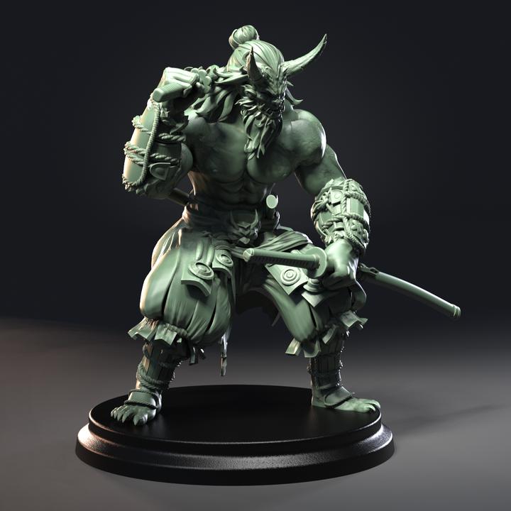 恶魔武士3D打印模型