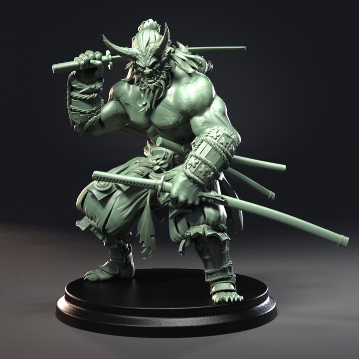 恶魔武士3D打印模型