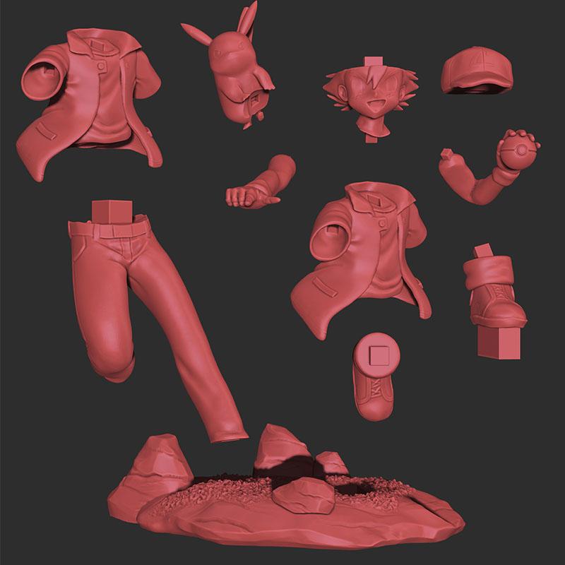 宝可梦 小智3D打印模型