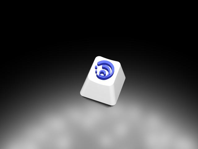 原神中的水元素键帽3D打印模型