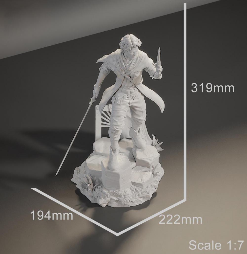 《光与影33号远征队》 古斯塔夫3D打印模型