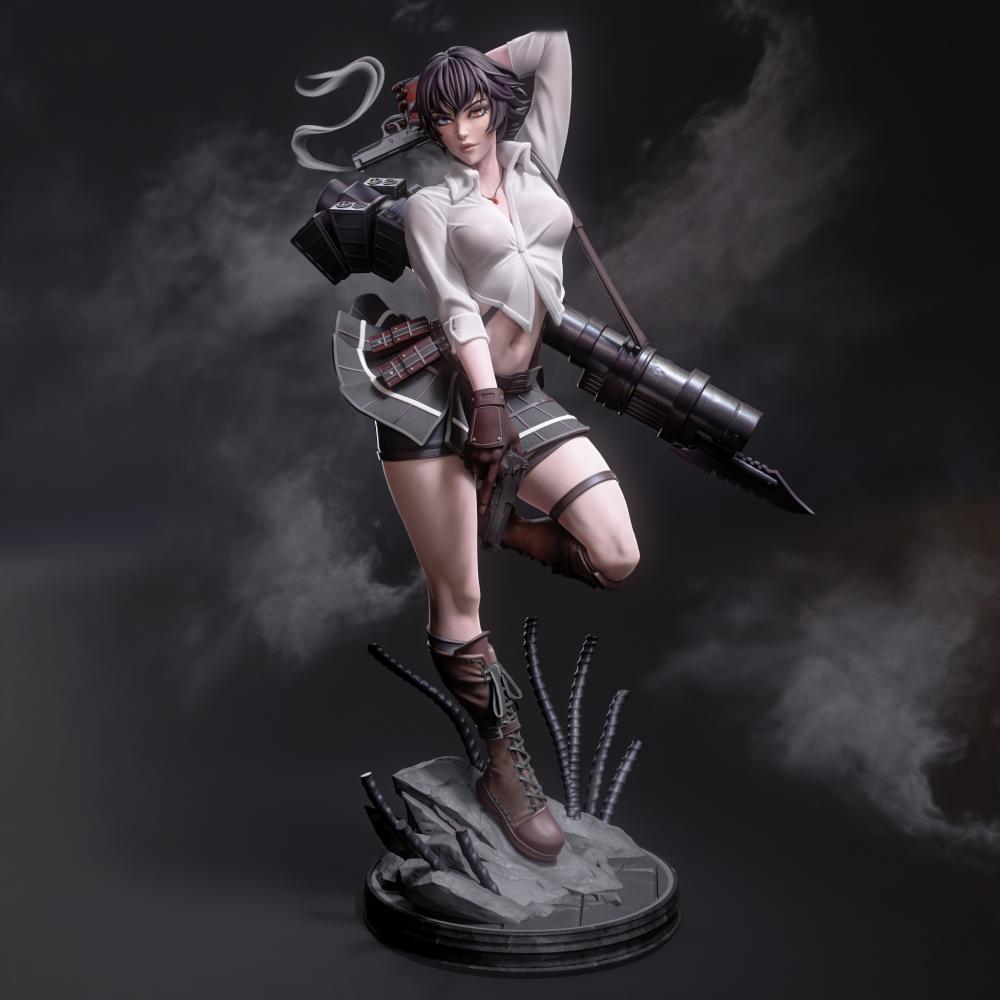 蕾蒂 鬼泣33D打印模型