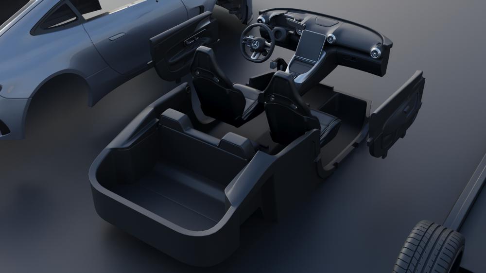 梅赛德斯amggt633D打印模型