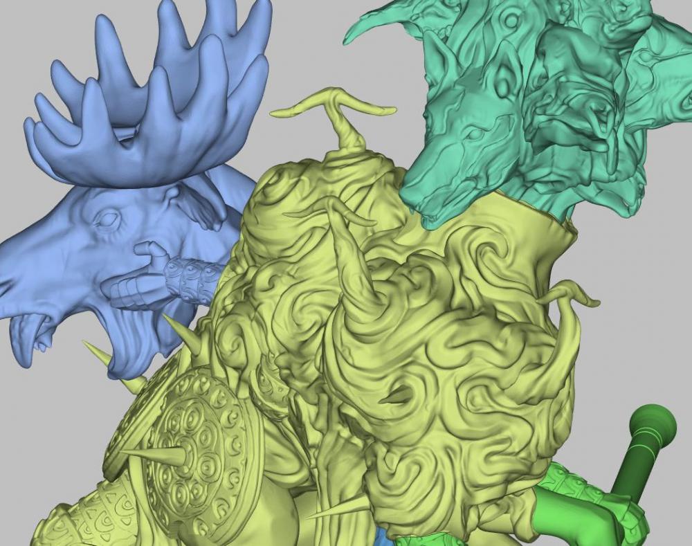 魔鹿3D打印模型