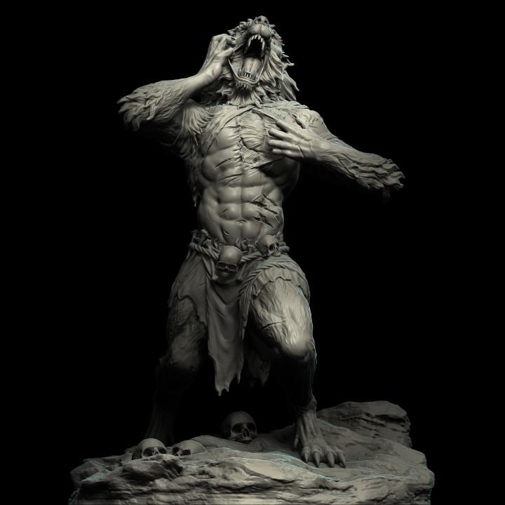 狼人3D打印模型
