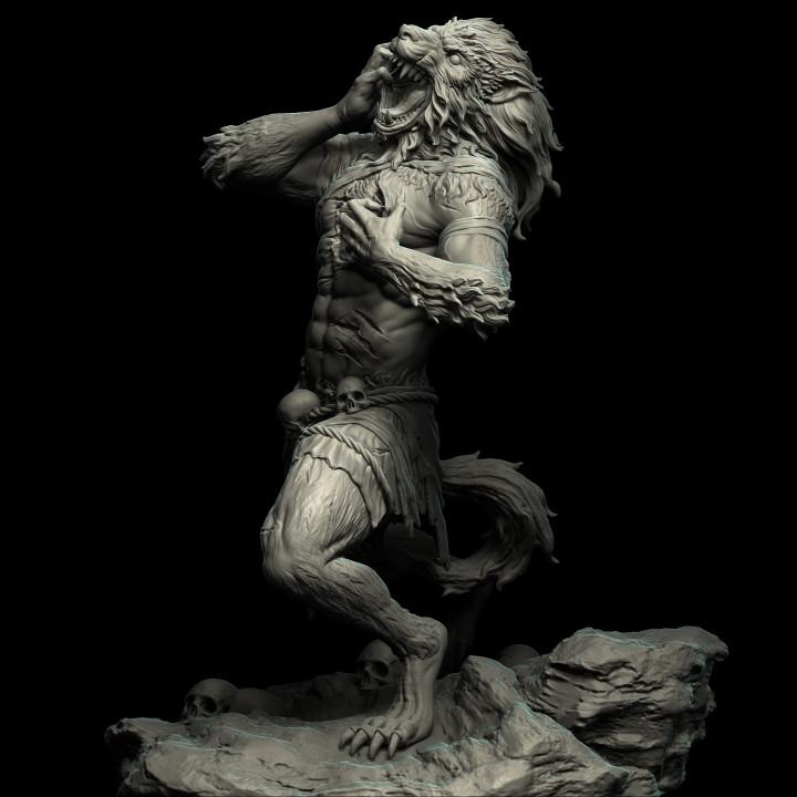 狼人3D打印模型